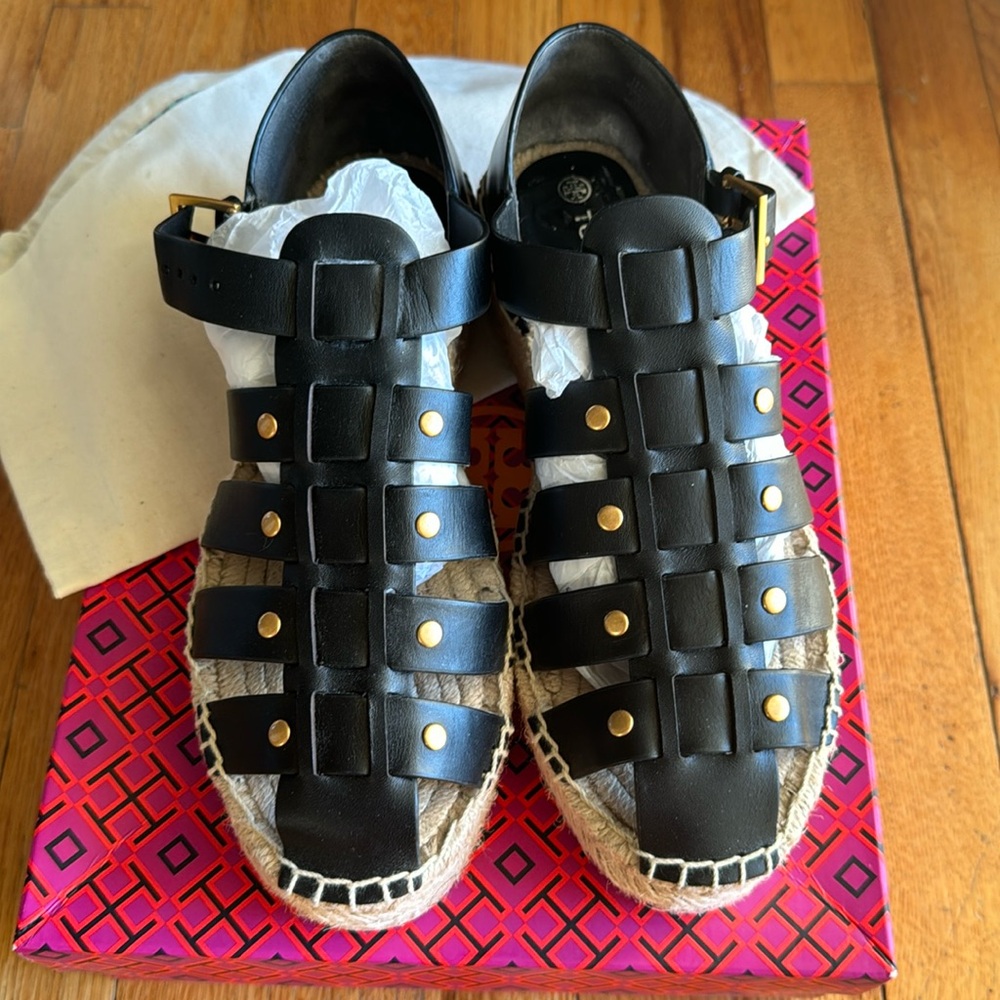 Tory Burch fisherman flatform espadrille